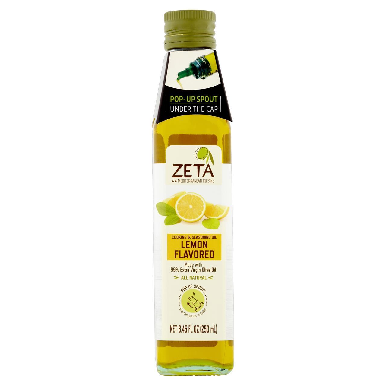 Zeta Lemon Flavored Extra Virgin Olive Oil, 8.45 Oz